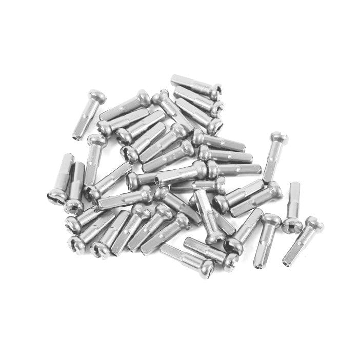 Crupi Parts Spoke/Nipples 1.8mm (15 gauge) Bag of 20 / Silver Nipples 20/Pak